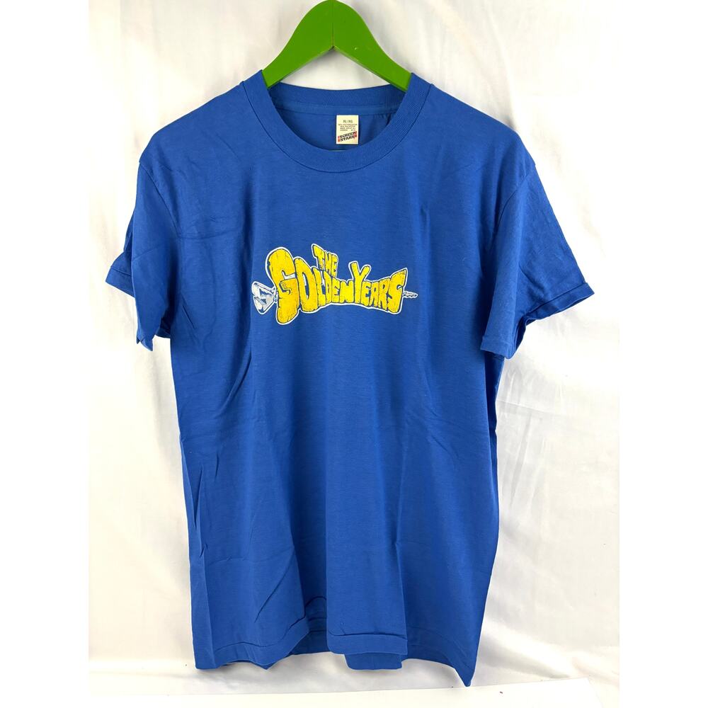 Vintage 80s‎ 90s The Golden Years T-Shirt XL NOS Blue Single Stitch USA
